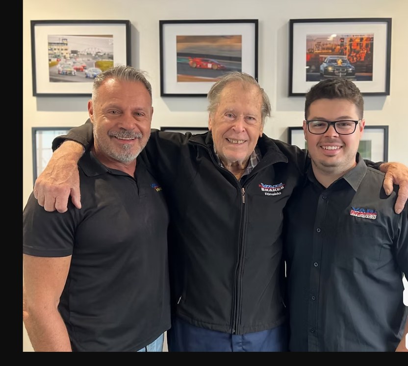 The Casasola family — Vanni, Rinaldo and Massimo